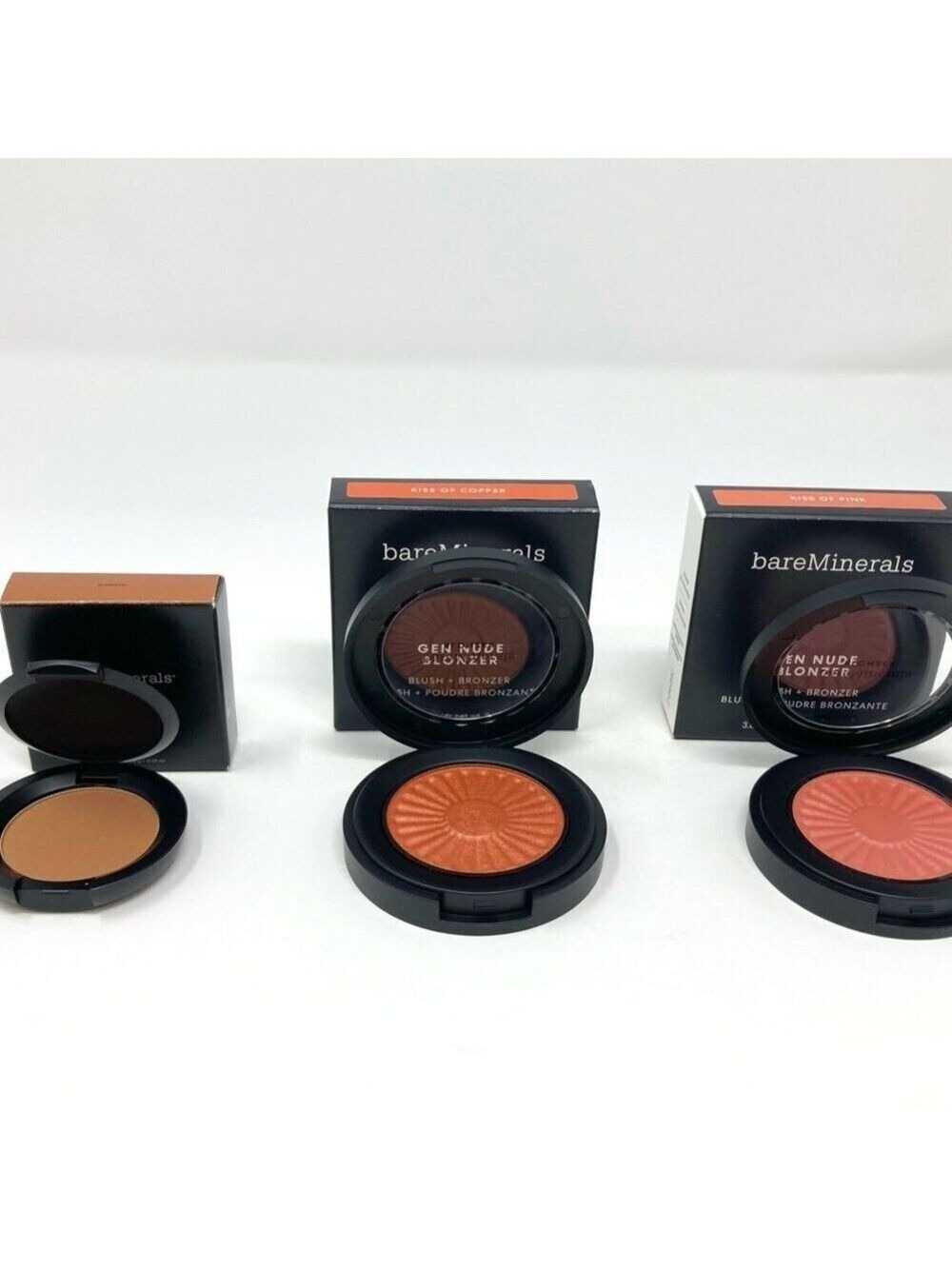 Bareminerals Gen nude BRonzer and Blonzer Set 3pack new in box Travel Size